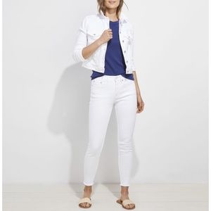 NWT Vineyard Vines White High Rise Skinny Ankle Jeans